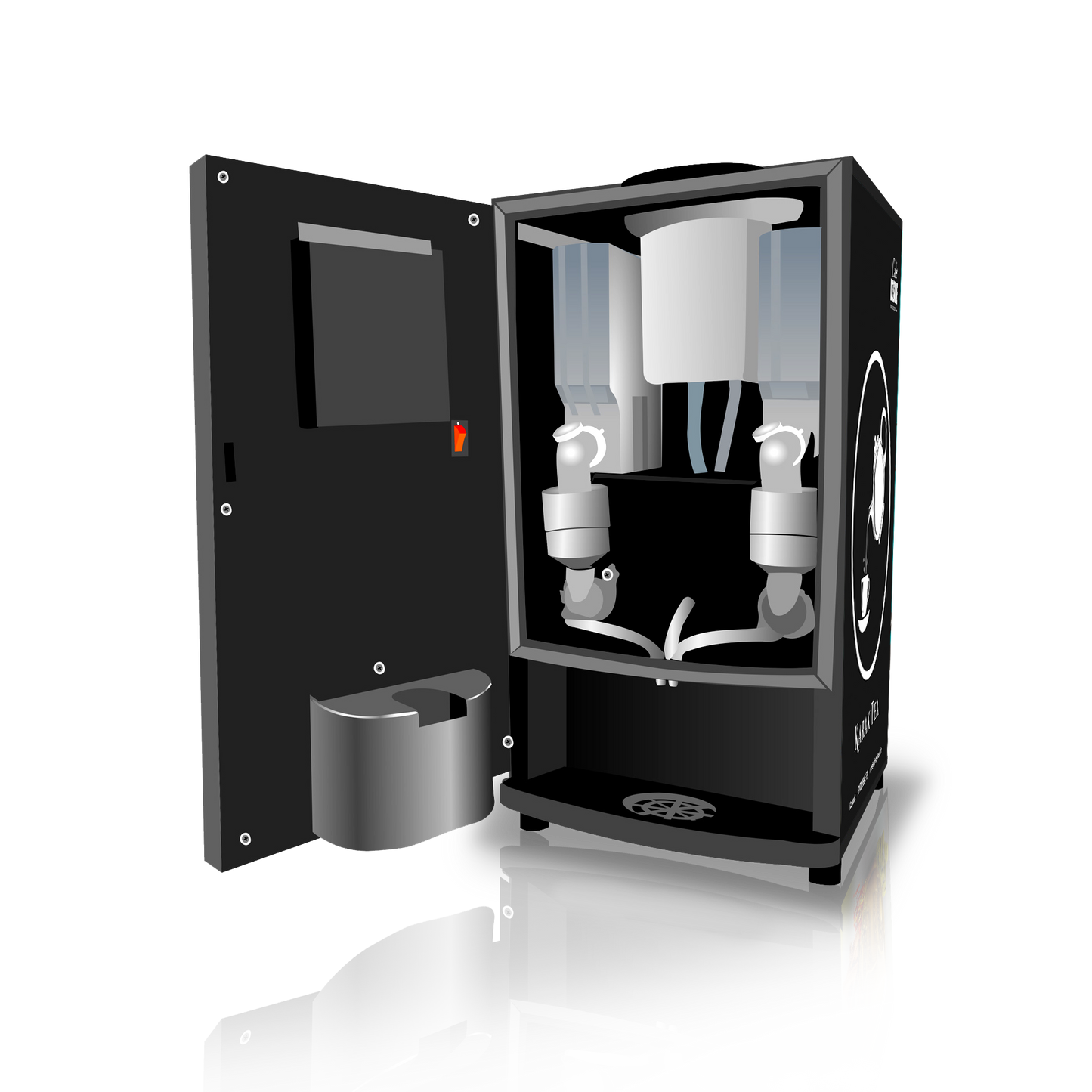 LED Double Option Vending Machine - 2 Lane