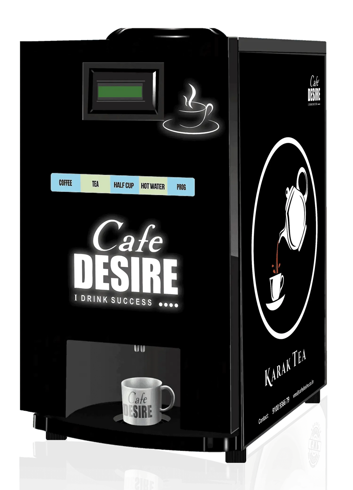 Pump LED - 2 LANE Tea & Coffee Vending Machine