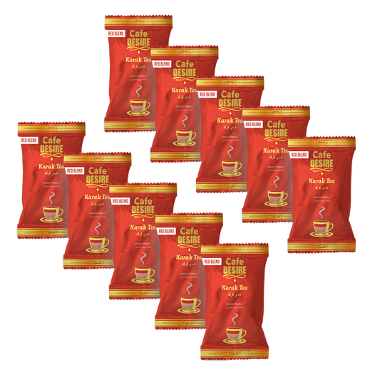 Cafe Desire  -Red Blend Plain Tea Premix - Sachets Pack of 10